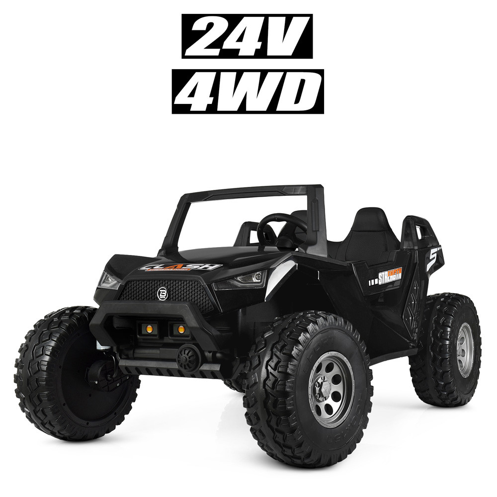 Дитячий електромобіль у стилі BUGGY (Багі) M 4170EBLR-2(24V) чорний