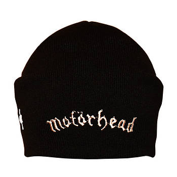 Шапка з вишивкою Motorhead чорна
