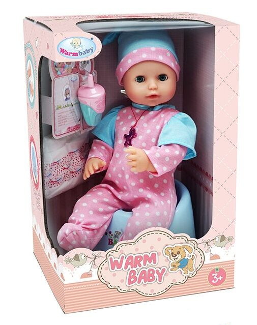 Пупс "Warm Baby", з музичним горщиком Лялька для дівчинки