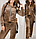 Теплий спортивний костюм жіночий зимовий велюровий пр-во Туреччина чорний No 8886, фото 8