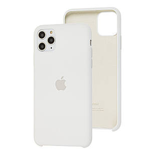 Чохол Silicone Case full для iPhone 11 Pro White