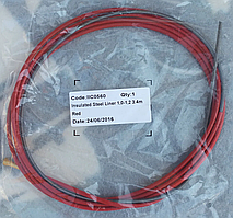 Спіраль подає (баоден) червона для дроту D1,0 - 1,2 мм (3 метри)