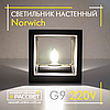 Настінний гіпсовий світильник бра GYPSUM LINE Norwich S1807 В BK G9 чорний, фото 4