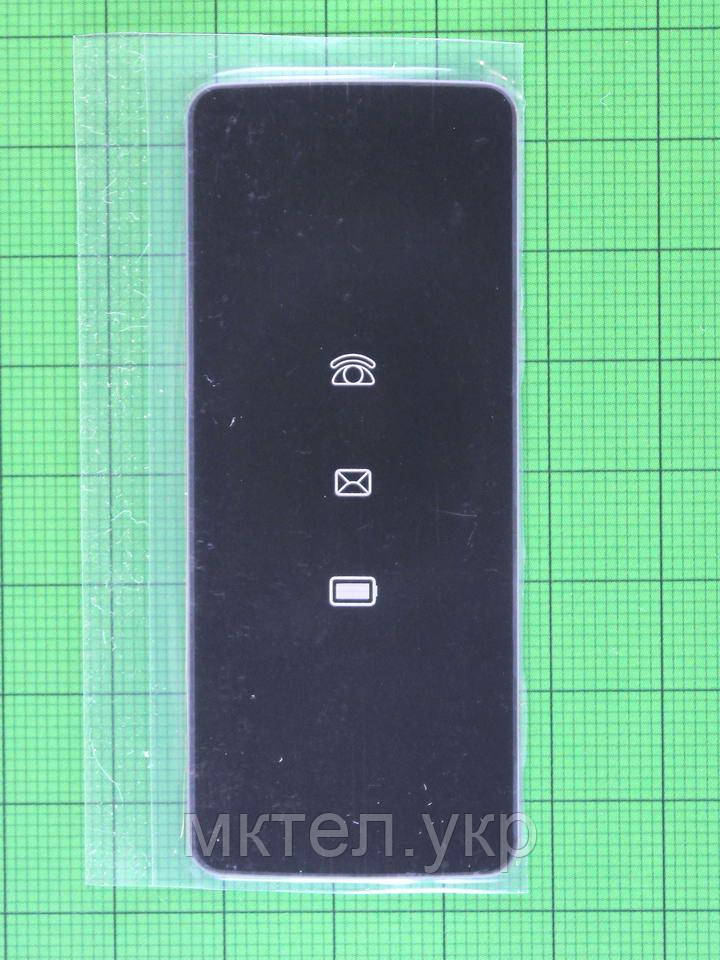 Скло додаткового дисплею Nomi i2400 чорне Оригінал