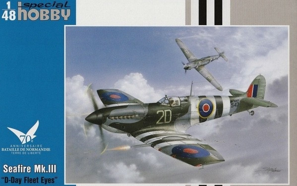 Пластикова модель 1/48 Special hobby 48128 Британський винищувач Supermarine Seafire Mk.III „D-Day Fleet Eyes“