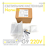 Настінний гіпсовий світильник бра GYPSUM LINE Norwich S1807 В BK G9 чорний, фото 8