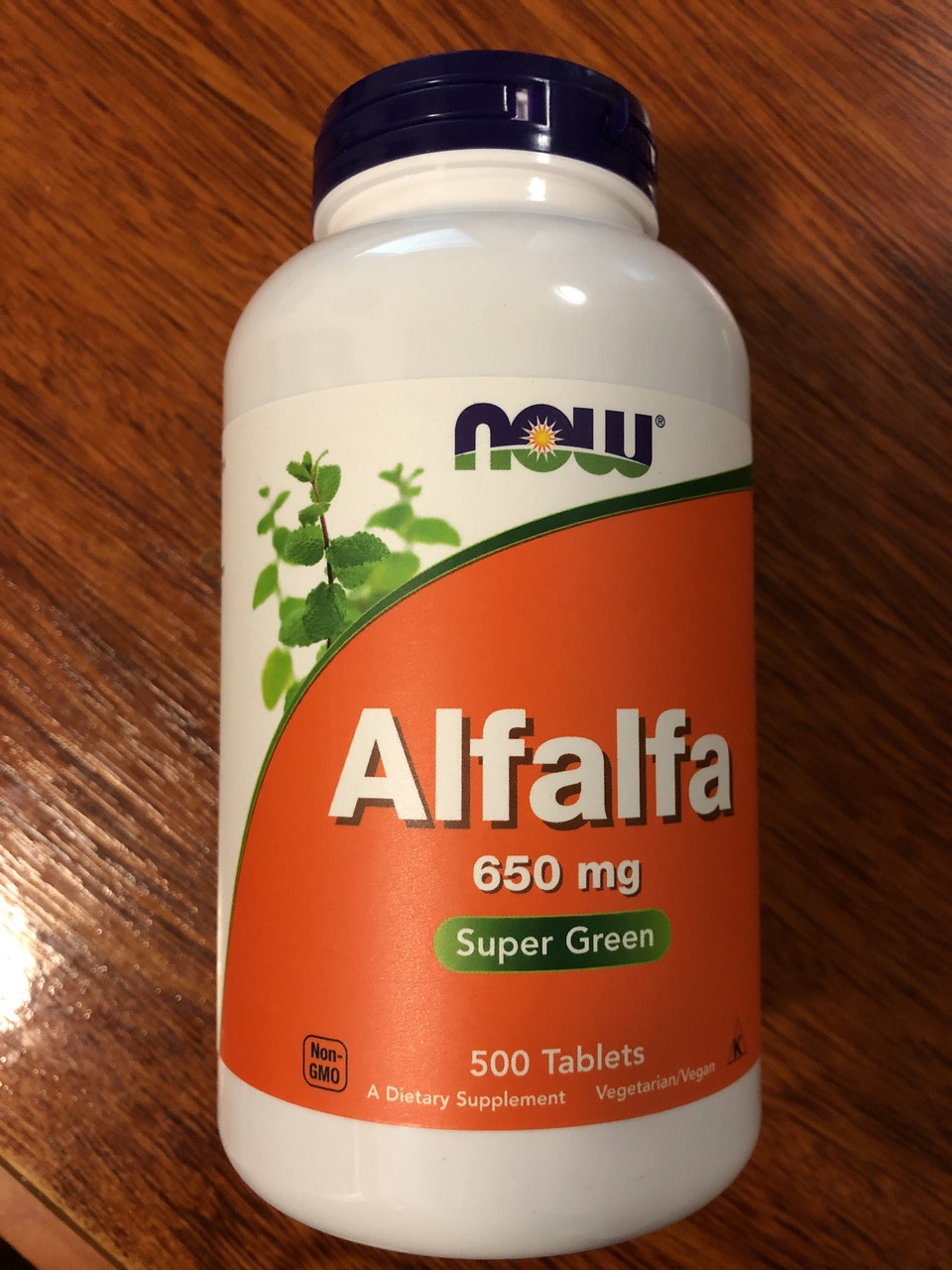 Люцерна Now Foods Alfalfa 650 mg 500 tab, фото 1