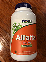 Люцерна Now Foods Alfalfa 650 mg 500 tab