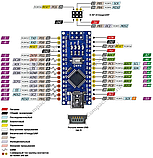 Плата Arduino Nano ATmega328P V3.0 CH340, фото 3