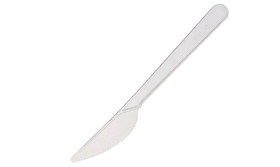 Ніж склоподібний Bittner Premium 18 см. прозорий 100 шт.