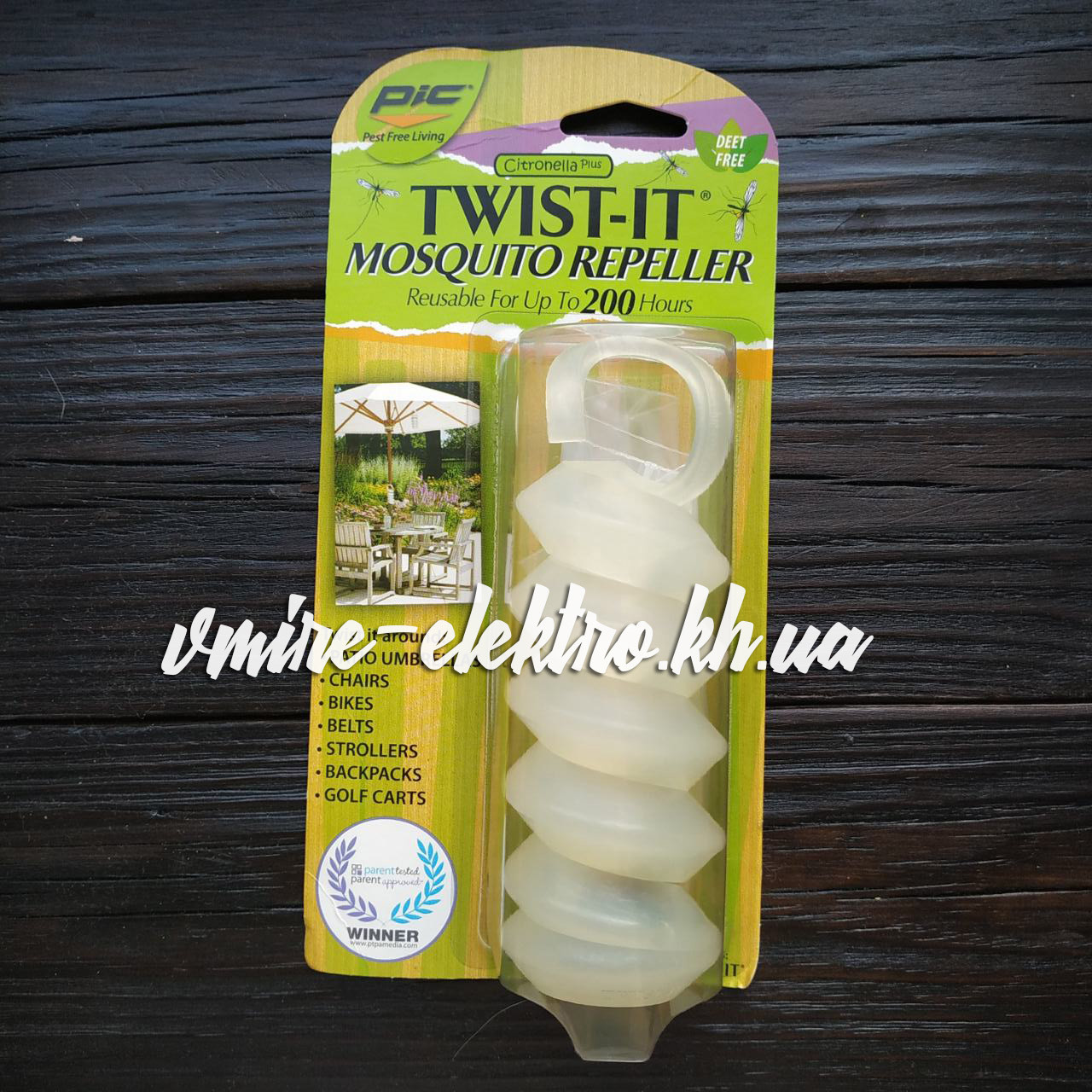 Спіраль від комарів Twist-It Mosquito Repeller 200 годин