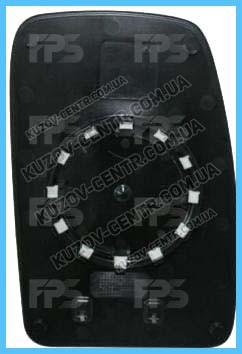 Вкладиш дзеркала правого з обігрівом на Opel Movano, Опель Мовано 03-08, фото 1