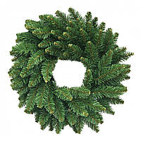 Новорічний декоративний вінок "Альпійський" без прикрас, Ø 70 см