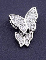 Сріблястий кулончик "Метелики" від студії LadyStyle.Biz