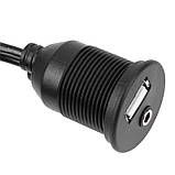 Автомобільний AUX — USB-вхід Jack 3.5 мм. Аудіо роз'єм., фото 3