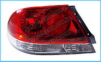 Фонарь задний для Mitsubishi Lancer IX '04-09 правый (DEPO) красно-белый