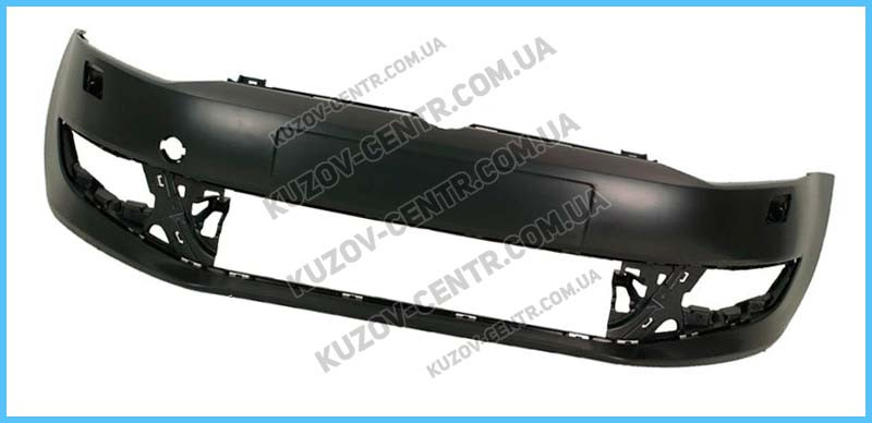 Бампер передній Volkswagen Polo 5 09-15 Fps отв. омивача фар, фото 1