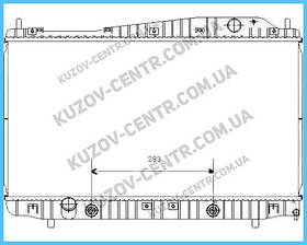 Радіатор Chevrolet Evanda (Шевроле Еванда) 03-06 виробник FPS