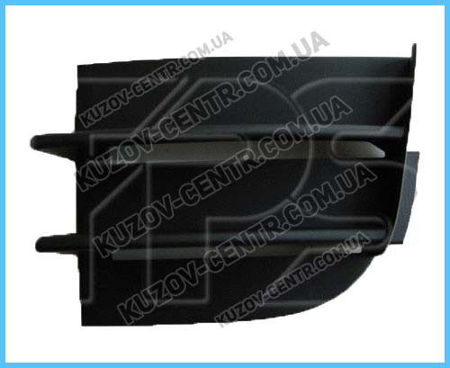 Грати бампера Skoda Superb 09-14, заглушка ПТФ, права (FPS)