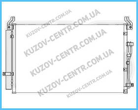Радіатор кондиціонера Hyundai Veracruz (Хюндай, Хундай Веракруз) 07-12 виробник HCC