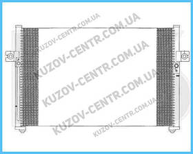 Радіатор кондиціонера Hyundai H-1/H200 97-05/H-1 05-08 виробник NISSENS