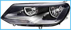 Фара Volkswagen Touareg 2010 - 2014 ліва (Depo) H7+H15+WY21W+W5W електрич.
