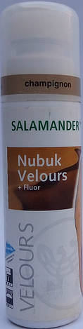 Крем-фарба шампіньйон рідка для замші, нубуку та велюру Salamander "Nubuk Velours Liquid" 75 мл, фото 3