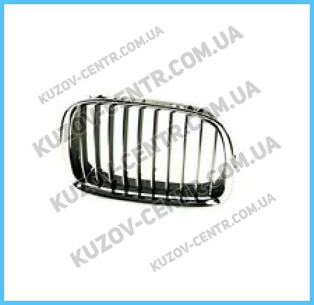 Решітка радіатора ліва BMW 5 F10 '13-16 (FPS) ХРОМ./ХРОМ./ЧОРН. 51137336477, фото 1