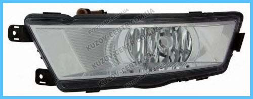 Протитуманна фара Skoda Rapid 13- права ПТФ, хром (FPS) 5JA941702
