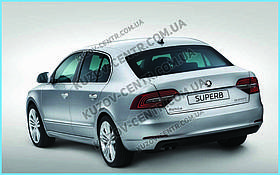 Задній бампер Skoda Superb '13-15 седан (FPS)