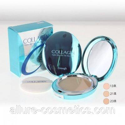 Зволожуюча колагенова пудра зі змінним блоком Enough Collagen Hydro Moisture Two Way Cake # 23