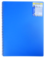 Зошит для записів на пружині А6, 80л., обкладинка пластик кольори асорті, BUROMAX BM.2589