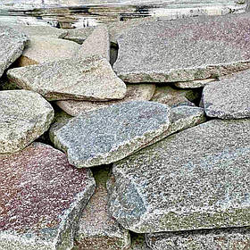 Сланець закарпатський окатаний 2-3 см / камінь для облицювання цоколя, фасаду та мощення садових доріжок