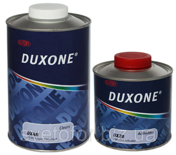 Лак акриловий Duxone DX-48 HS швидковисихний 1 л (без затверджувача) - фото 1 - id-p177984559