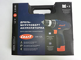 Шурупокрут акумуляторний Craft CAS 12L, фото 3