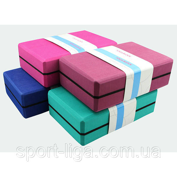 Блок для йоги YBGood 23*15*7,5 см