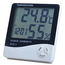 Термометр електронний HTC-1 (-10°C/+70°C всередині, -50°C/+50°C зовні), фото 3