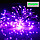 Світлодіодна гірлянда нитка "Роса" 100 LED 10 м на батарейках Purple фіолетовий, фото 8