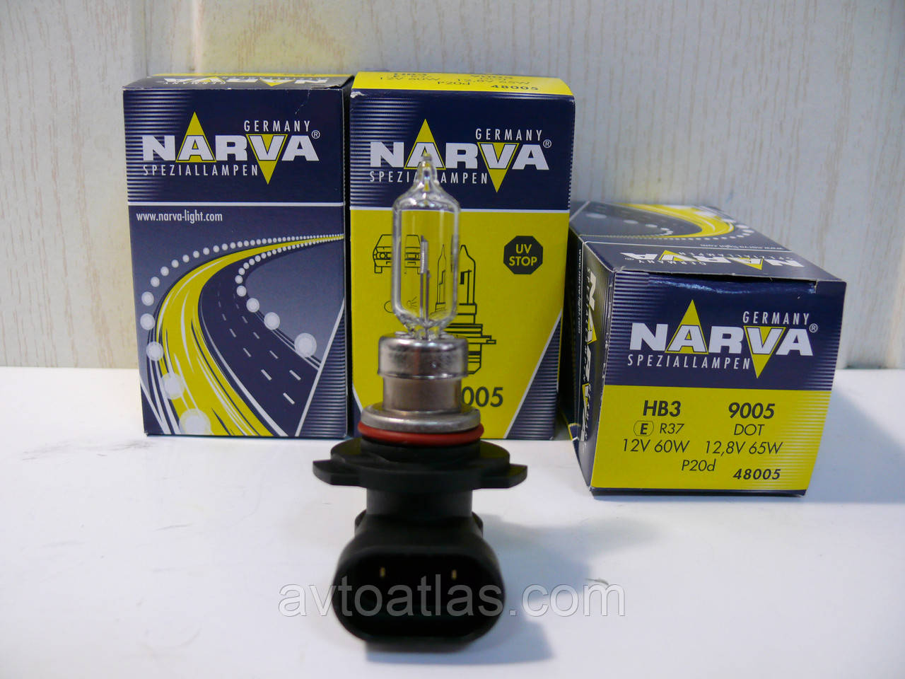 Лампа накаливания HB3 12V 60W P20d (пр-во Narva) - фото 2 - id-p177966221
