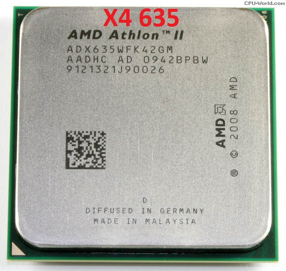 ПОТУЖНИЙ Процесор AMD SAM3, am2+ ATHLON II X4 635 - 4 ЯДРА ( 4 2.9 Ghz кожне ) am3, SAM2+