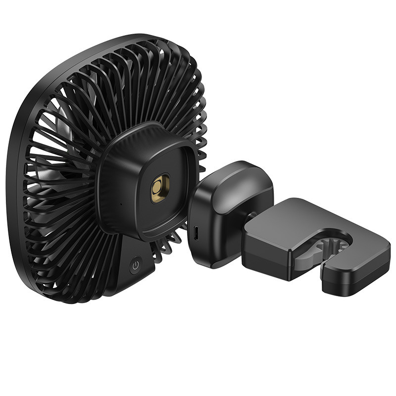 Вентилятор автомобільний Baseus CXZR-01 Natural Wind Magnetic Rear Seat Fan, чорний