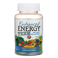 KAL Enhanced Energy мультивитамины для улучшения памяти и концентрации для подростков. 60 таблеток