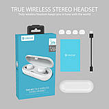 Навушники безпровідні Bluetooth Celebrat TWS W5 в кейсі, чорні, фото 6