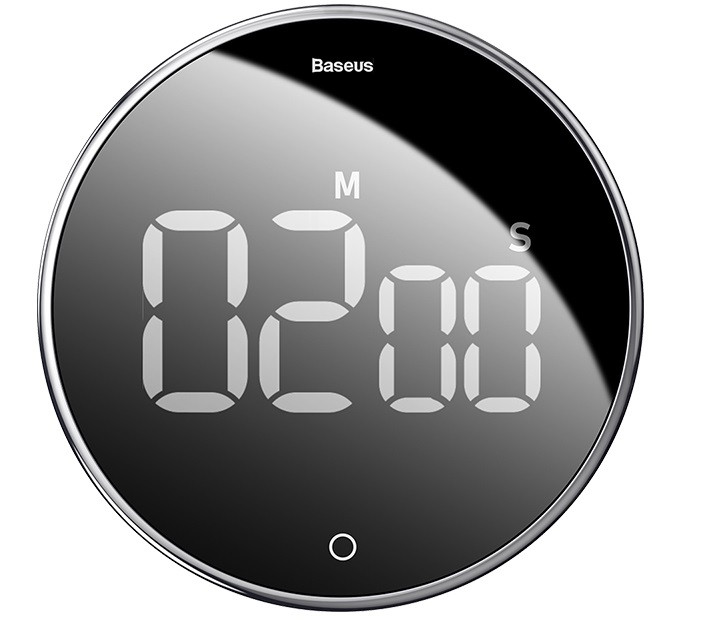 Таймер магнітний BASEUS Heyo Rotation Countdown Timer, чорний