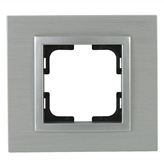 Рамка 2-а, Mono Electric, STYLE ALUMINIUM (срібло)
