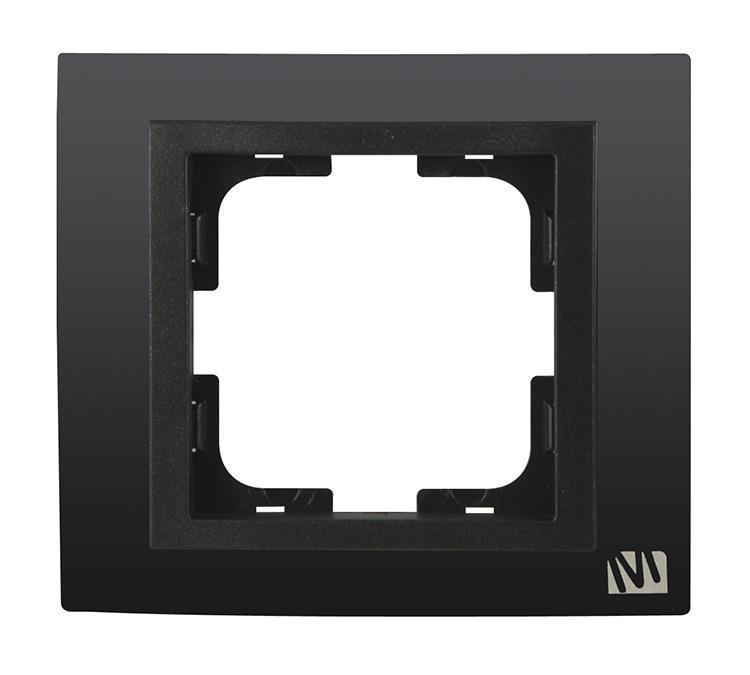 Рамка 3-а, Mono Electric, CHROME (графіт)