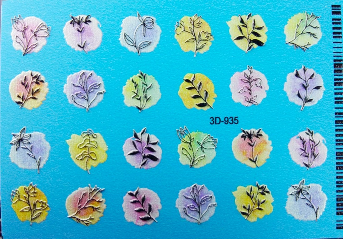 Слайдер 3D для дизайну на нігтях 935