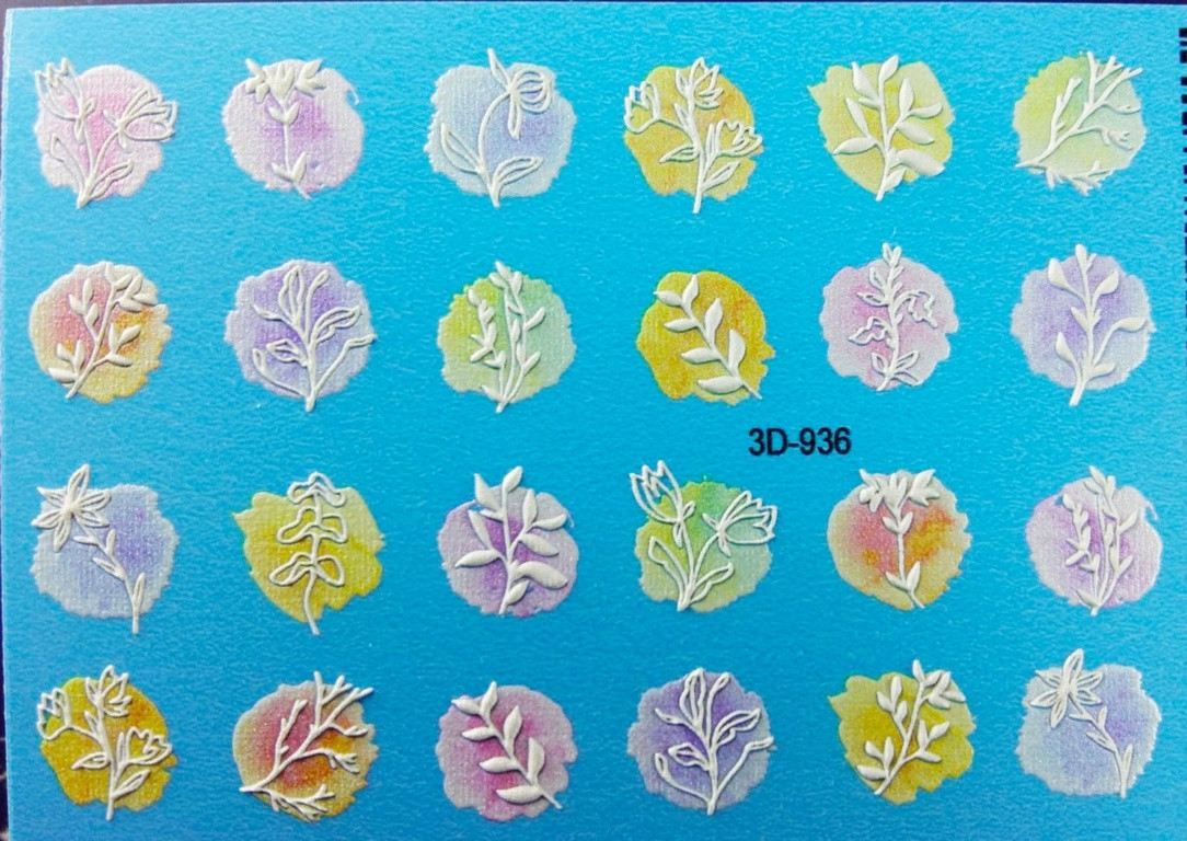 Слайдер 3D для дизайну на нігтях 936