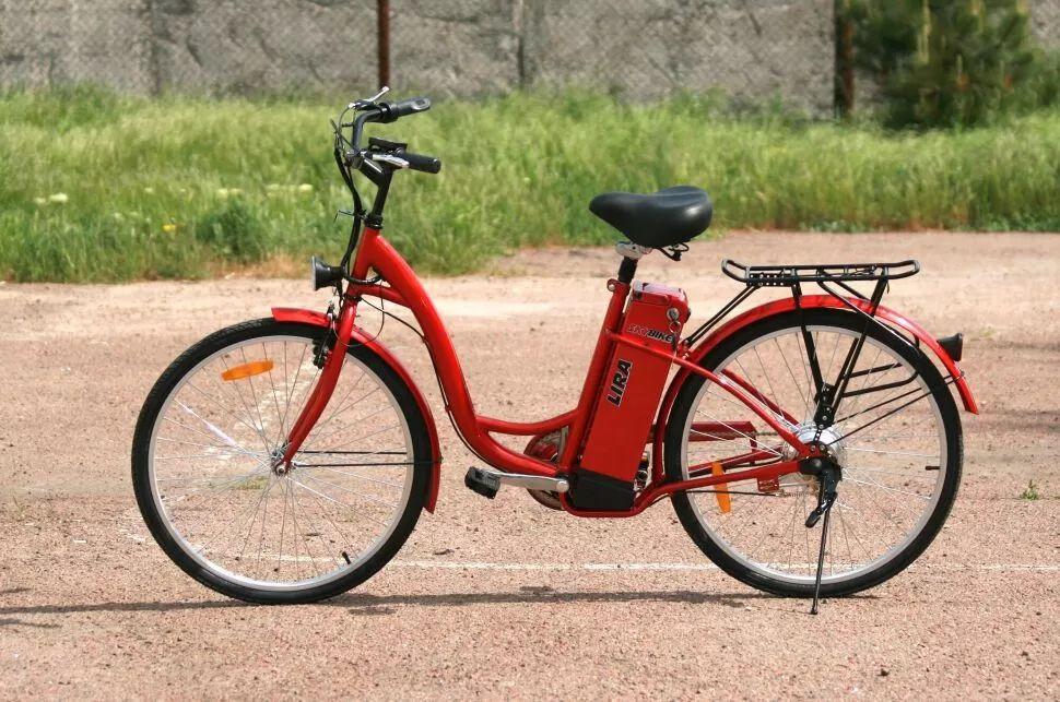 Электровелосипед SkyBike LIRA красный синий - фото 5 - id-p1268560213