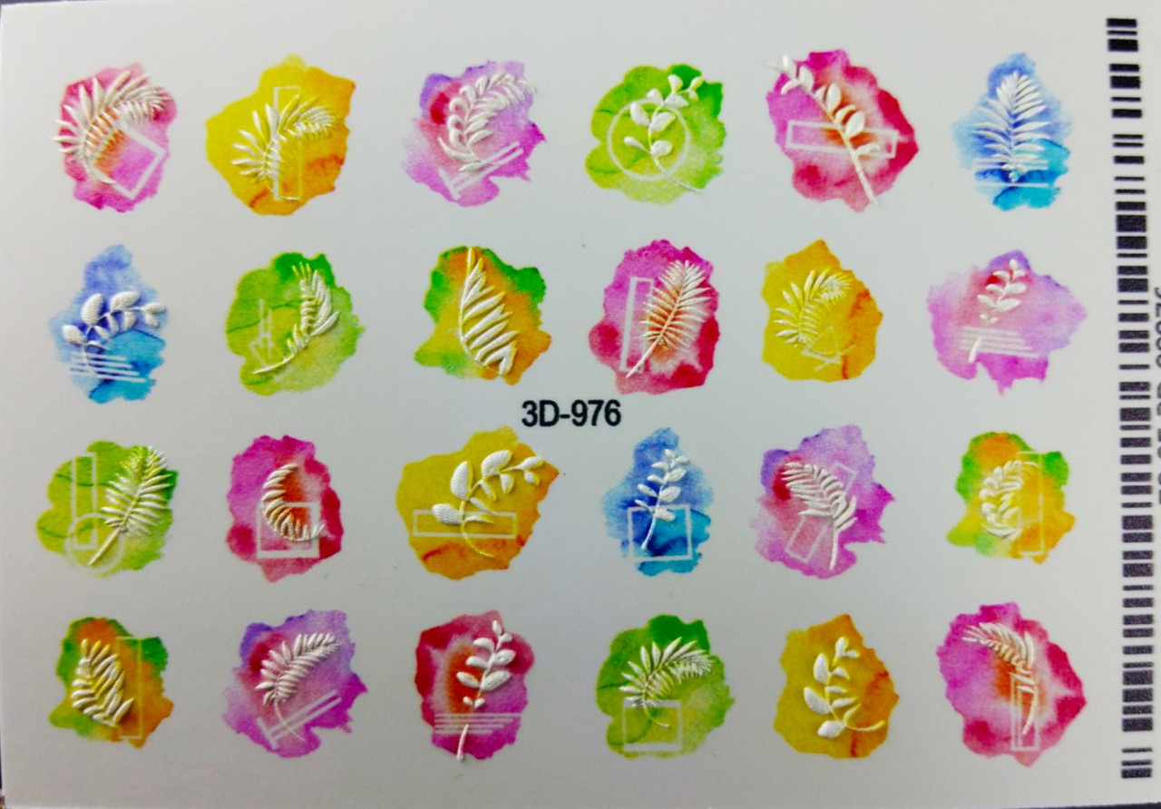 Слайдер 3D для дизайну на нігтях 976